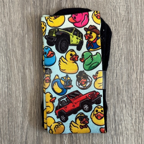 Other - Colorful Duck and Jeep Pattern Socks